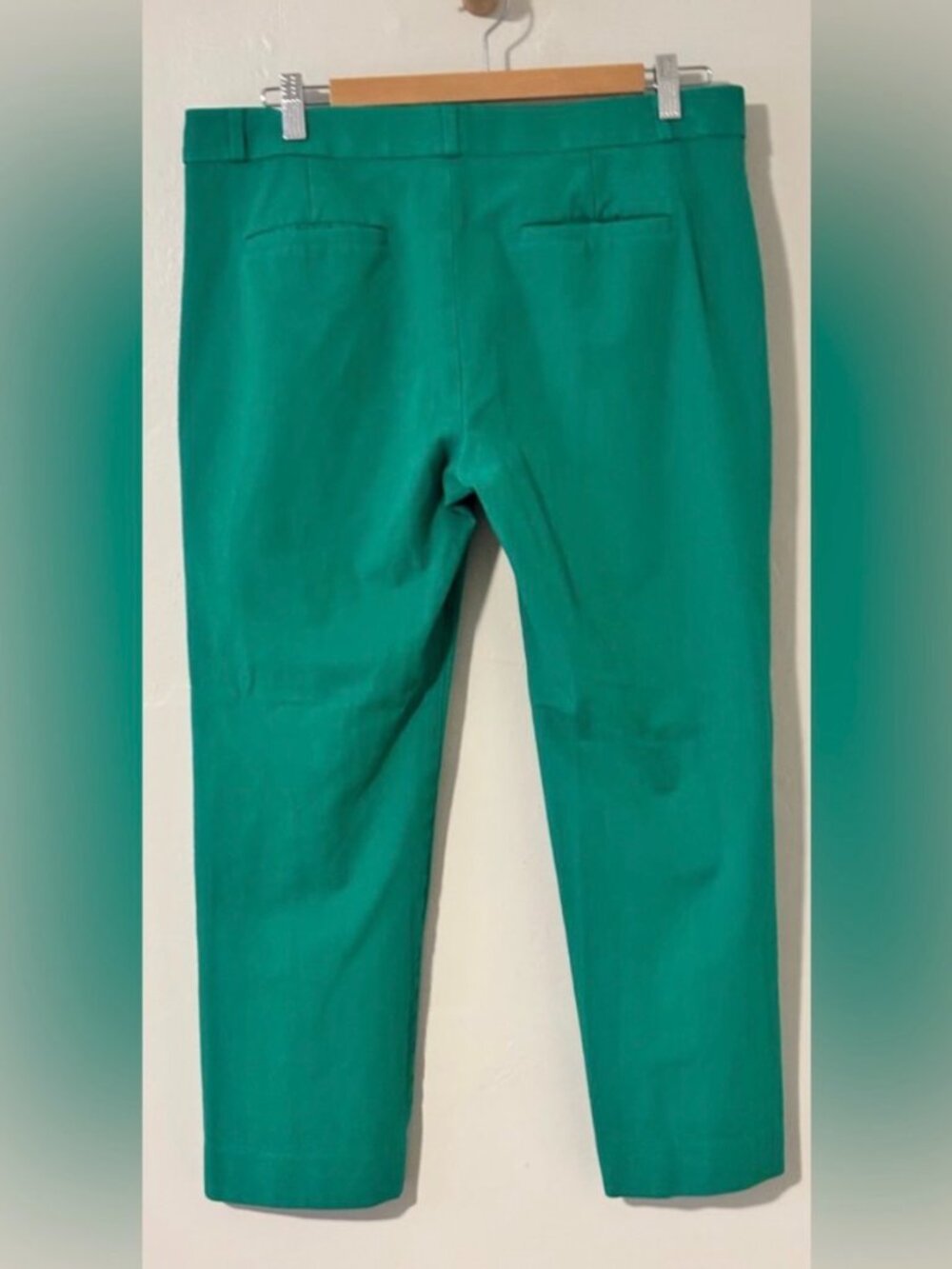 Banana Republic Kelley Green Ryan Fit Cropped Pants – Size 12 - Picture 2 of 6